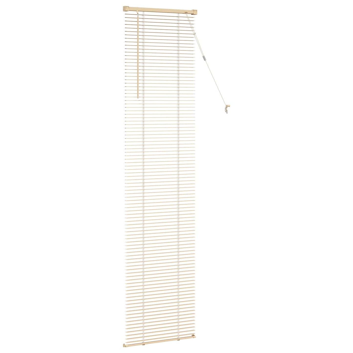 Vidaxl venetiaanse blind lichtbruin met patroon 213 x 40 cm pvc