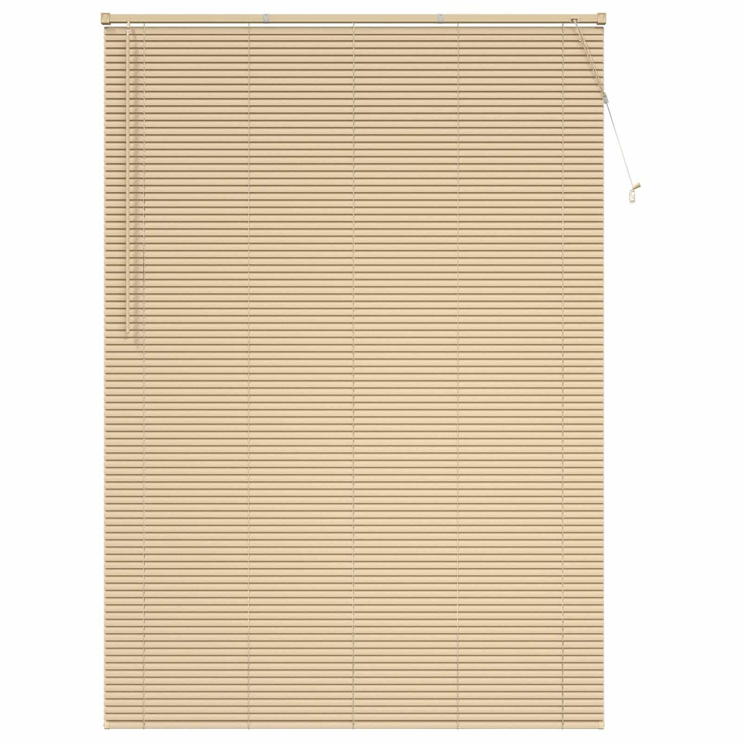 Vidaxl venetiaanse blind lichtbruin met patroon 213 x 140 cm pvc