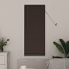 Tenda veneziana Vidaxx marrone scuro con motivo 150 x 50 cm in PVC