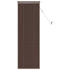 Vidaxl venetiaanse blind donkerbruin met patroon 150 x 60 cm pvc