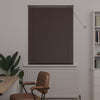 Vidaxx persiana veneciana marrón oscuro con estampado 150 x 70 cm PVC