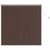 Vidaxl venetiaanse blind donkerbruin met patroon 150 x 130 cm pvc