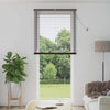 Vidaxl venetiaanse blind donkerbruin met patroon 213 x 80 cm pvc