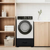 Base per lavatrice Vidaxx nera 64 x 55 x 32,5 cm in acciaio
