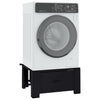 Base per lavatrice Vidaxx nera 64 x 55 x 32,5 cm in acciaio