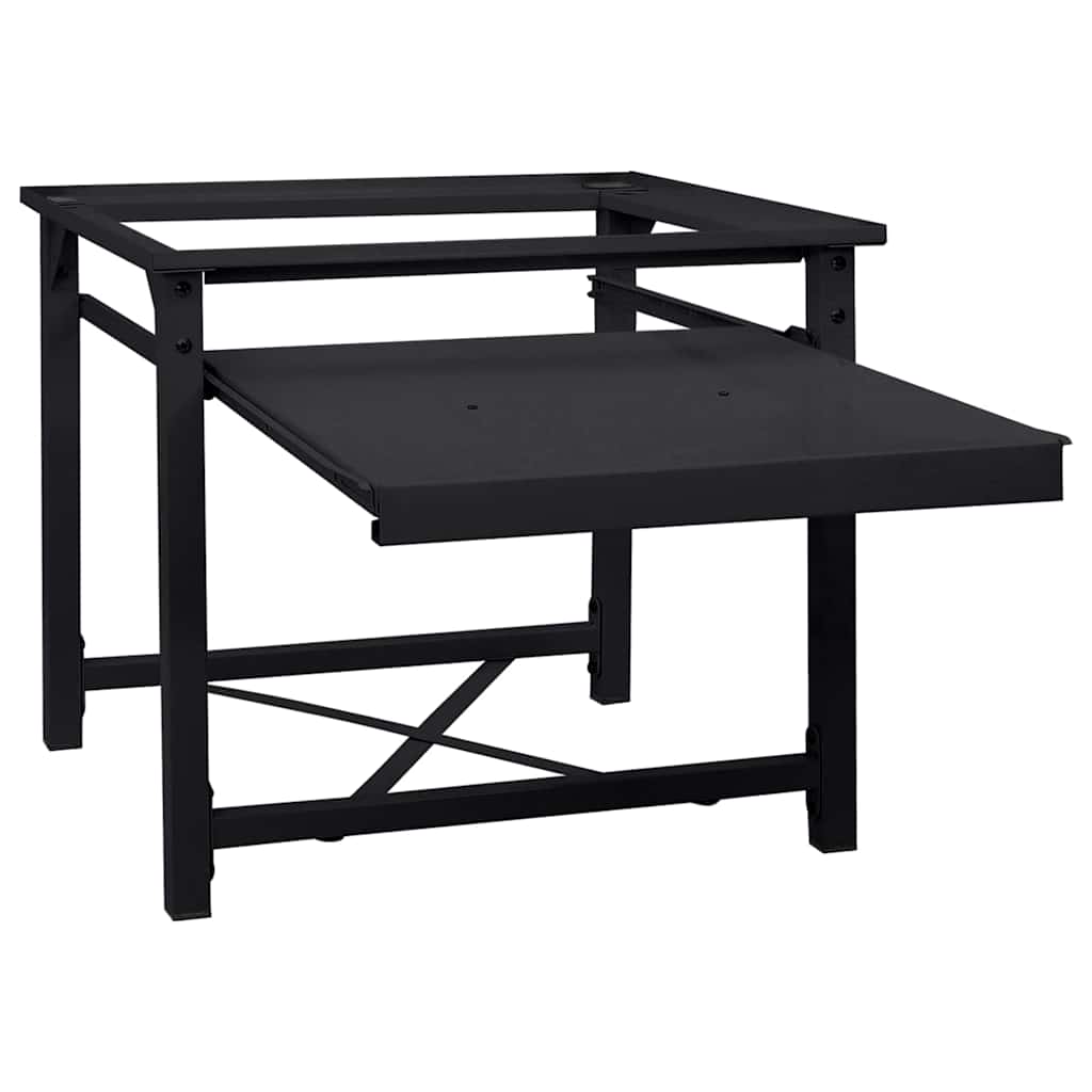 Vidaxx pedestal para lavadora negro 60 x 56 x 52 cm acero