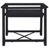 Vidaxl wasmachine pedestal zwart 60 x 56 x 52 cm staal