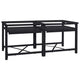 Vidaxl wasmachine pedestal 2 pcs zwart 120 x 56 x 52 cm staal
