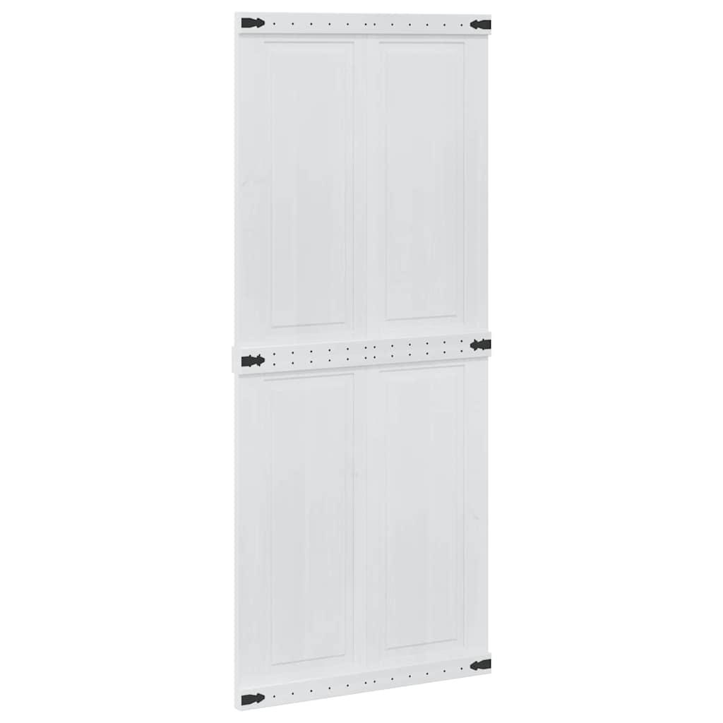 Vidaxx puerta corona blanca 90 x 210 cm madera contrachapada
