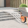 Vidaxl motorcycle ramp 680 kg zilver 230 x 44 x 5 cm aluminium