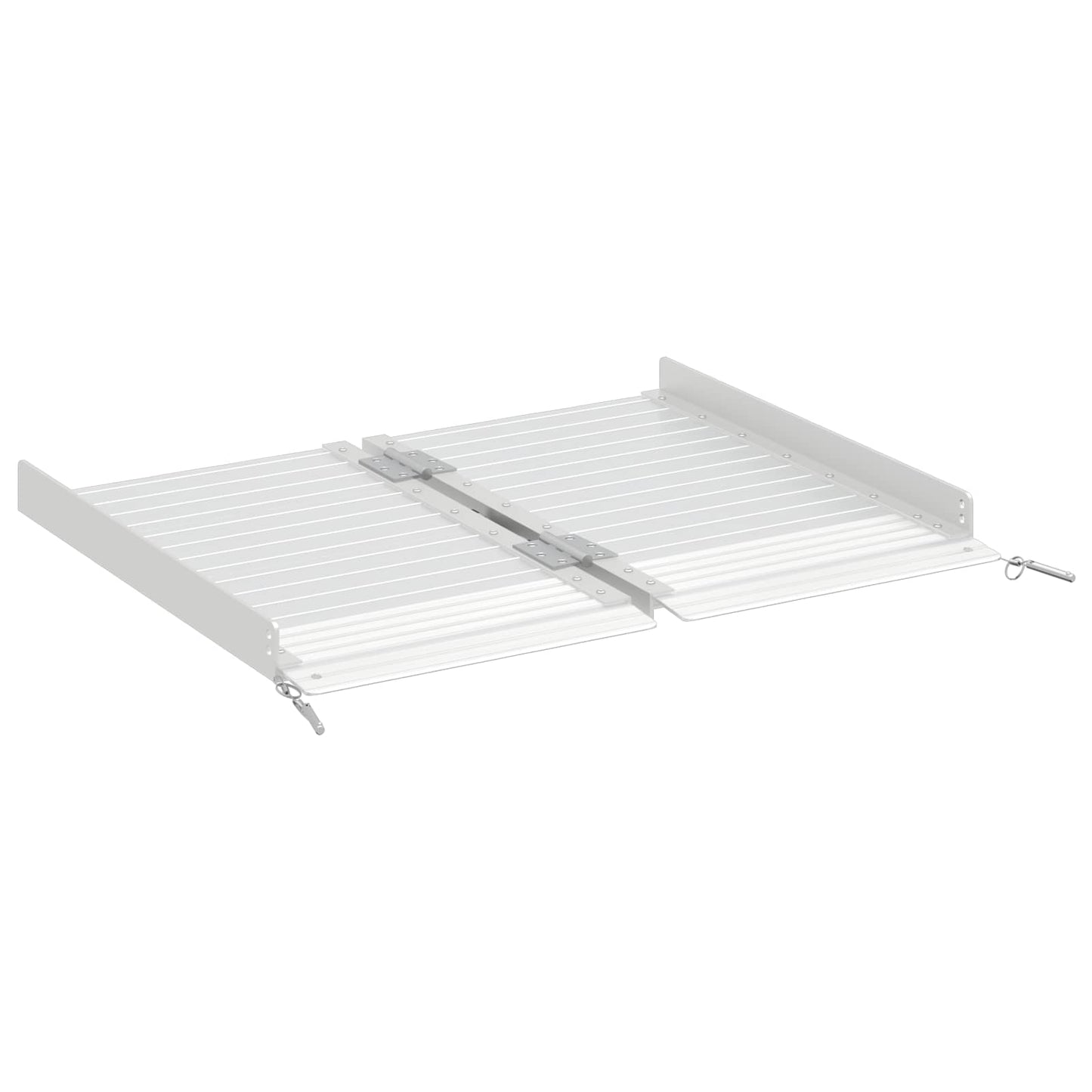 Rampa per sedia a rotelle Vidaxx 270 kg argento 62 x 73 x 5 cm alluminio