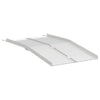 Vidaxl rolstoelhelling 270 kg zilver 92 x 73 x 5 cm aluminium
