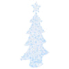 VidaXL Árbol de Navidad con 160 LED blanco frío 150 cm acrílico