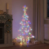 Vidaxl kerstboom met 160 led multikleur 150 cm acryl