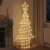 Vidaxl kerstboom met 240 led warmwit 150 cm acryl