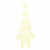 Vidaxl kerstboom met 240 led warmwit 150 cm acryl