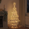 Vidaxl kerstboom met 240 led warmwit 181 cm pet