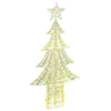 VidaXL Albero di Natale con 240 LED bianco caldo cappello da 181 cm