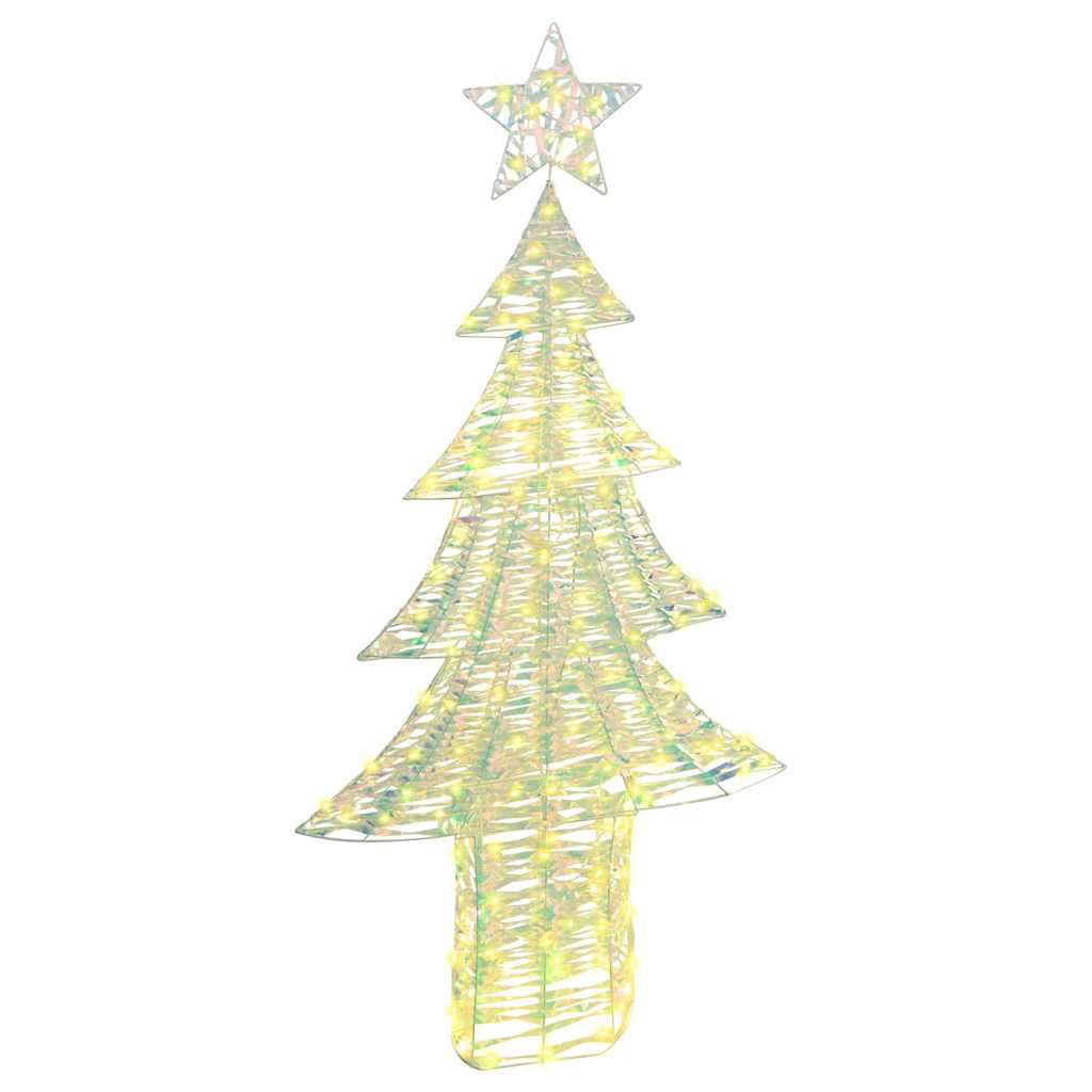 VidaXL Albero di Natale con 240 LED bianco caldo cappello da 181 cm