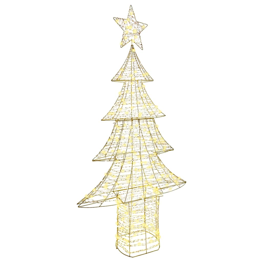 VidaXL Albero di Natale con 240 LED bianco caldo cappello da 181 cm