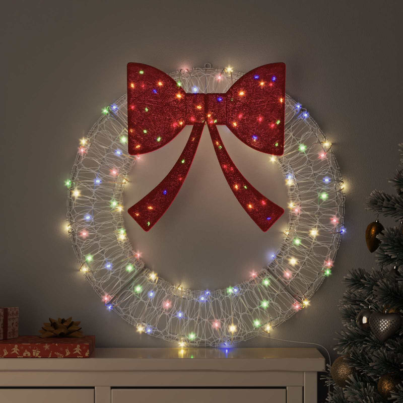 Ghirlanda Vidaxx con 60 LED multicolori 76 x 76 x 8,5 cm in acrilico