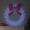 Corona vidaxx con 150 LED azul 120 cm acrílico