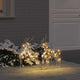 Renna LED VidaXL con 40 LED, 2 pezzi, cappuccio bianco caldo