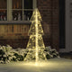 Vidaxl kerstboom met 100 led warmwit 120 cm acryl