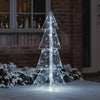 Albero di Natale Vidaxx con 100 LED bianco freddo 120 cm in acrilico