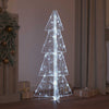 Albero di Natale Vidaxx con 100 LED bianco freddo 120 cm in acrilico