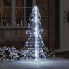 VidaXL Árbol de Navidad con 160 LED blanco frío 150 cm acrílico