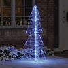 Vidaxl kerstboom met 160 led blauw 150 cm acryl