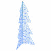 Vidaxl kerstboom met 160 led blauw 150 cm acryl