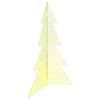 Vidaxl kerstboom met 240 led warmwit 180 cm acryl