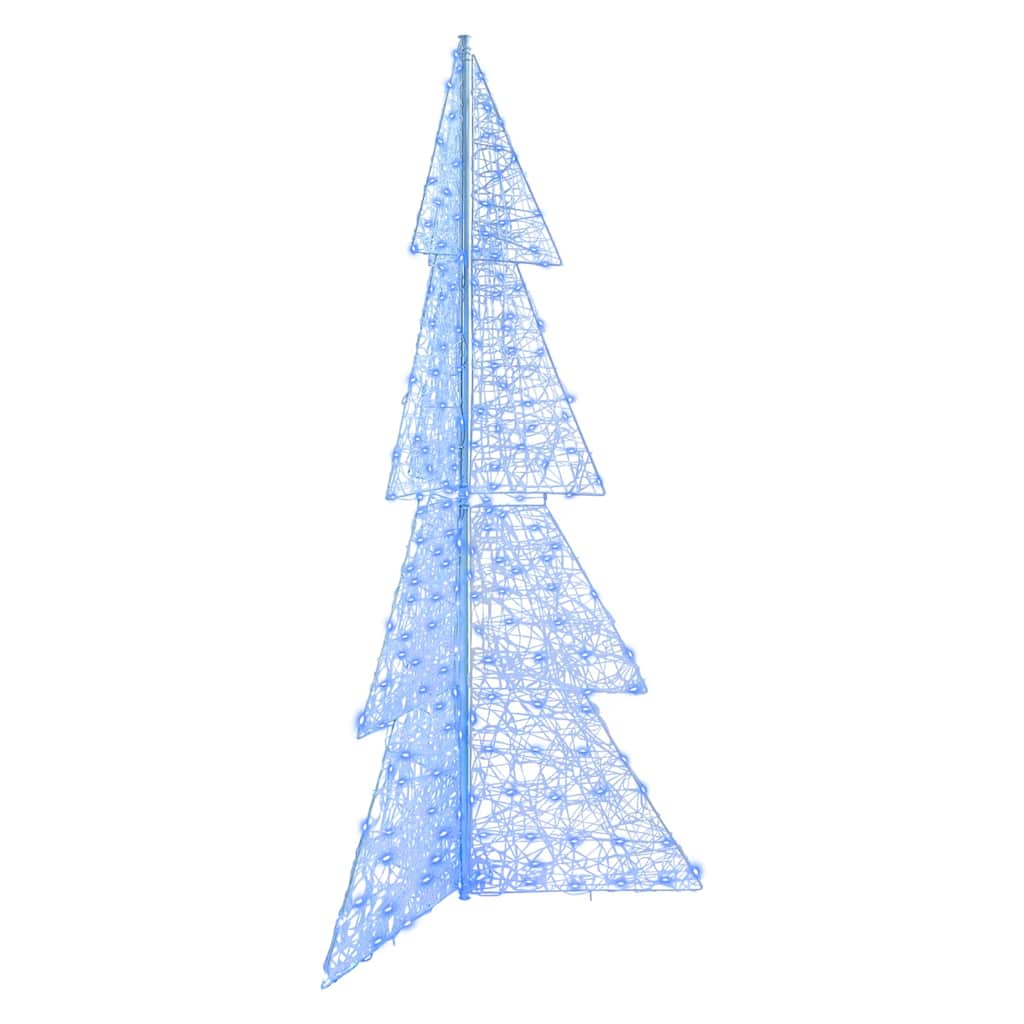 VidaXL Albero di Natale con 240 LED blu 180 cm in acrilico