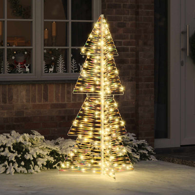 Vidaxl kerstboom met 160 led warmwit 150 cm pet