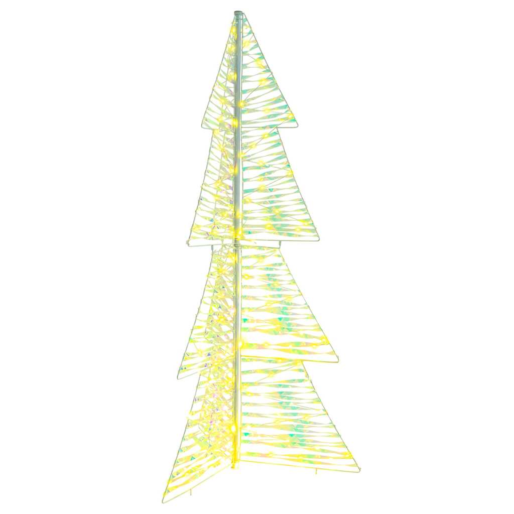 VidaXL Árbol de Navidad con 160 LED blanco cálido casquillo de 150 cm