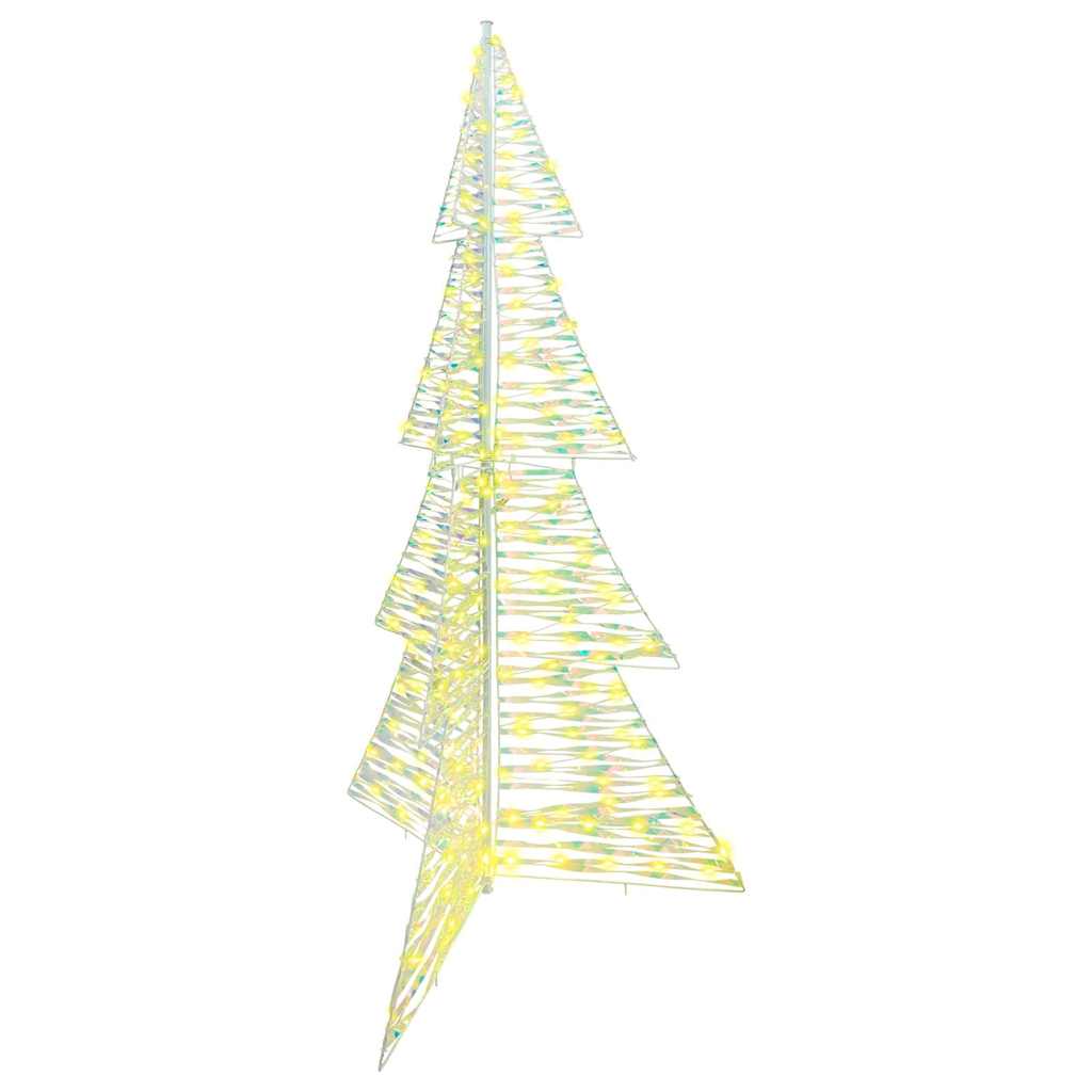 VidaXL Albero di Natale con 240 LED bianco caldo cappello da 180 cm
