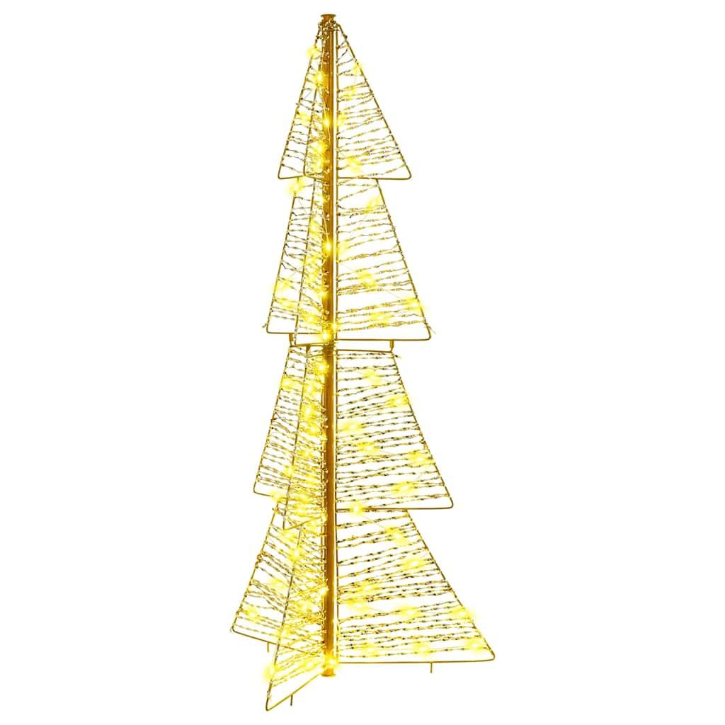 VidaXL Árbol de Navidad con 100 LED blanco cálido casquillo de 120 cm