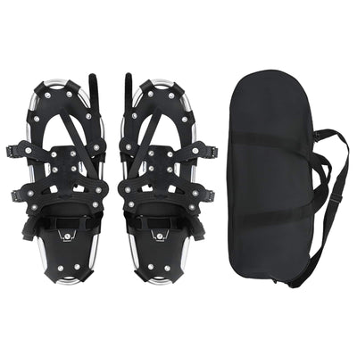 Vidaxl 3 in 1 sneeuwschoenen zilver en zwart 21 inches