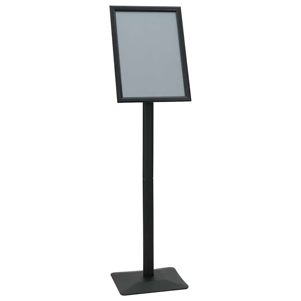 VidaXL piedistallo porta poster argento A3 PVC e ghisa