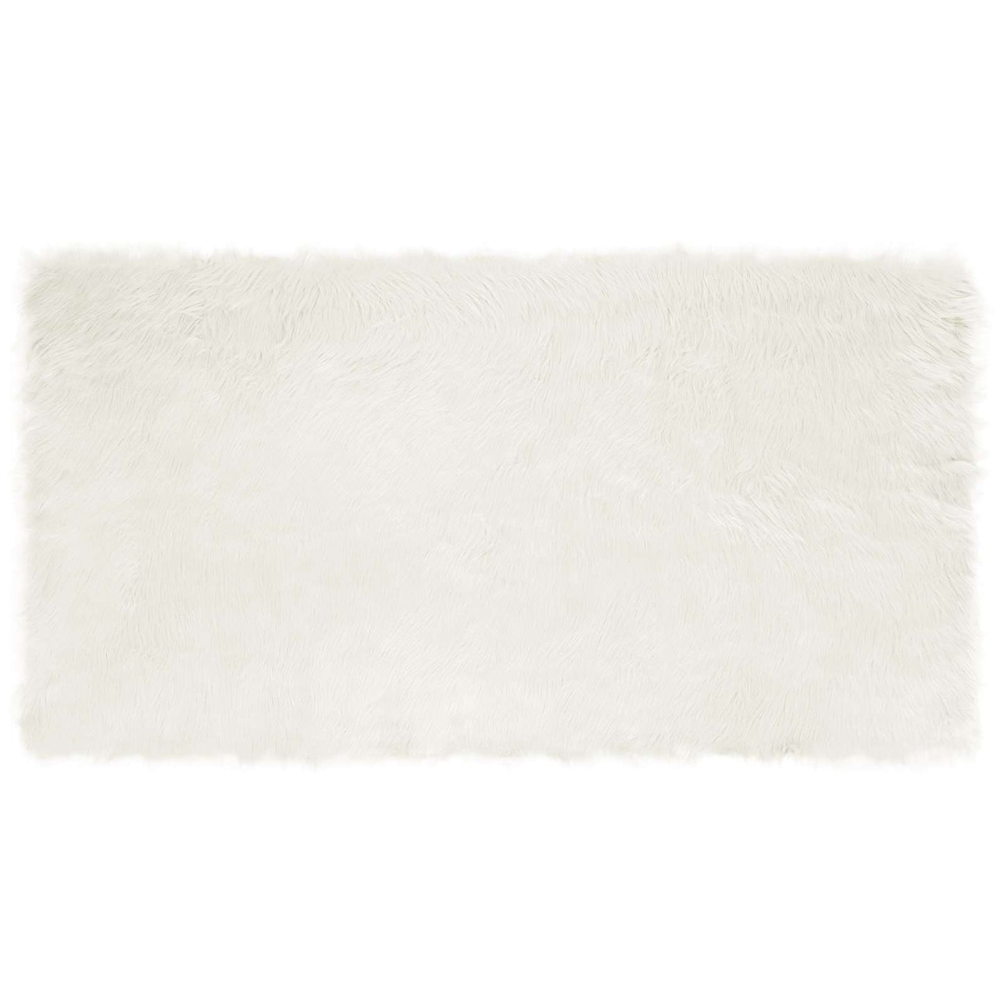 Vidaxx alfombra de piel de oveja sintética tafalla blanco 80 x 150 cm poliéster