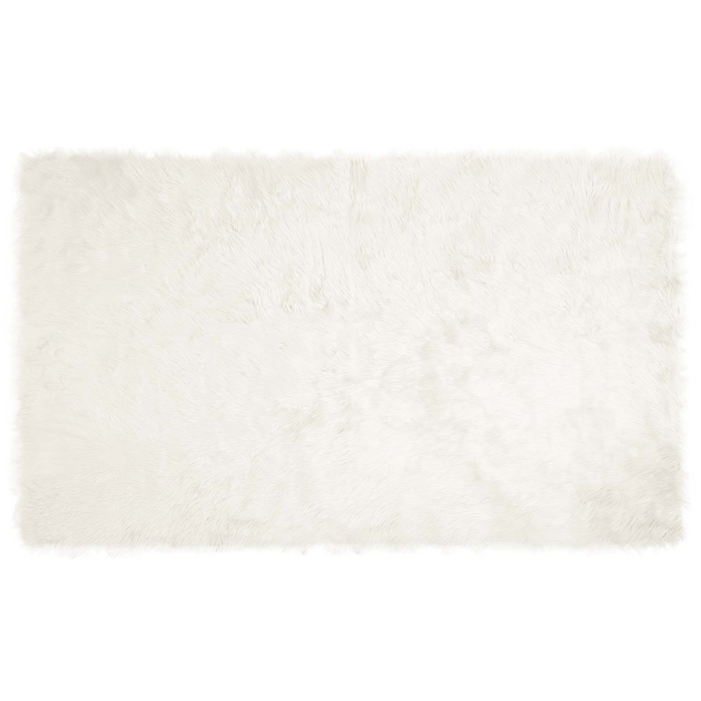 Vidaxx tappeto in finta pelle di pecora tafalla bianco 100 x 200 cm poliestere