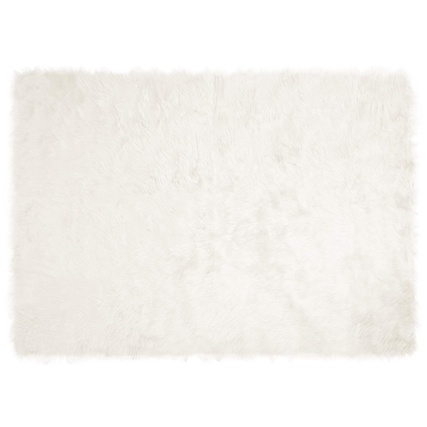 Vidaxx tappeto in finta pelle di pecora tafalla bianco 120 x 170 cm poliestere