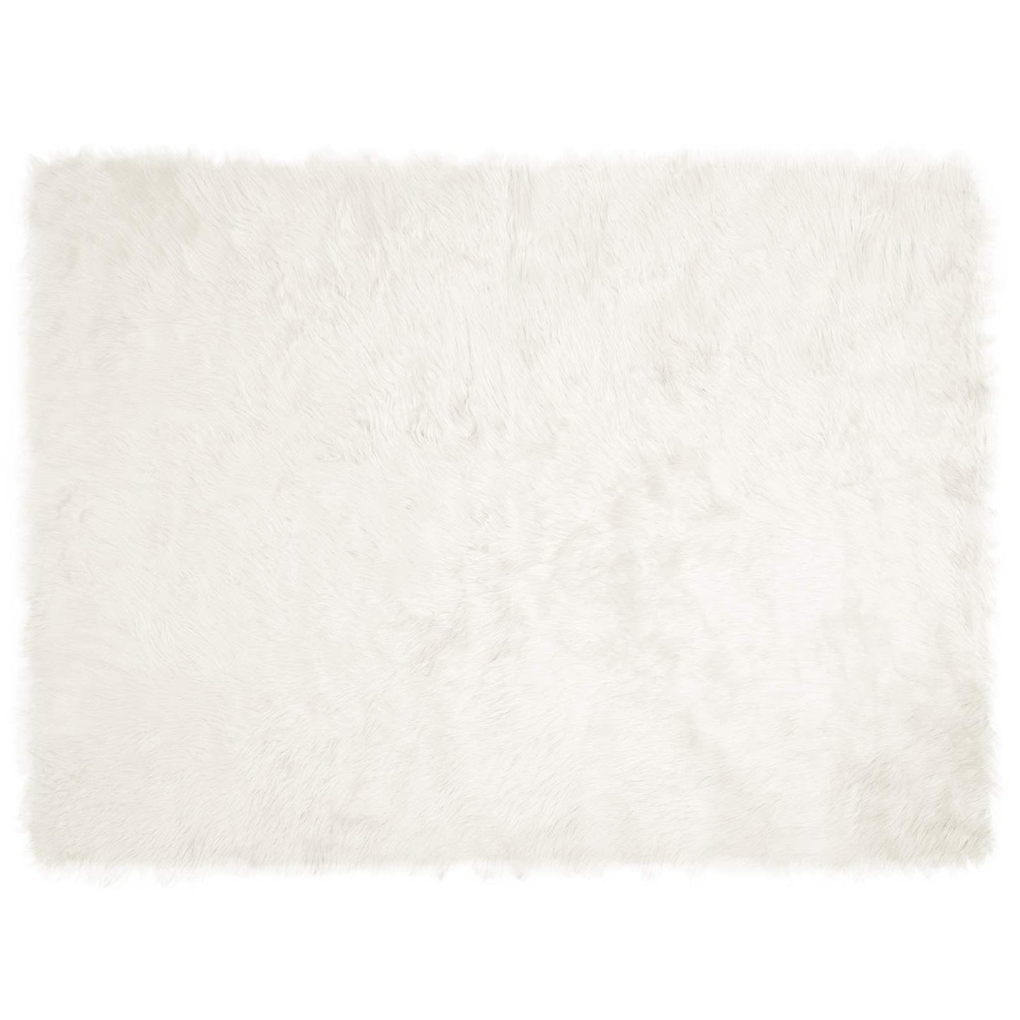 Vidaxx tappeto in finta pelle di pecora tafalla bianco 160 x 230 cm poliestere