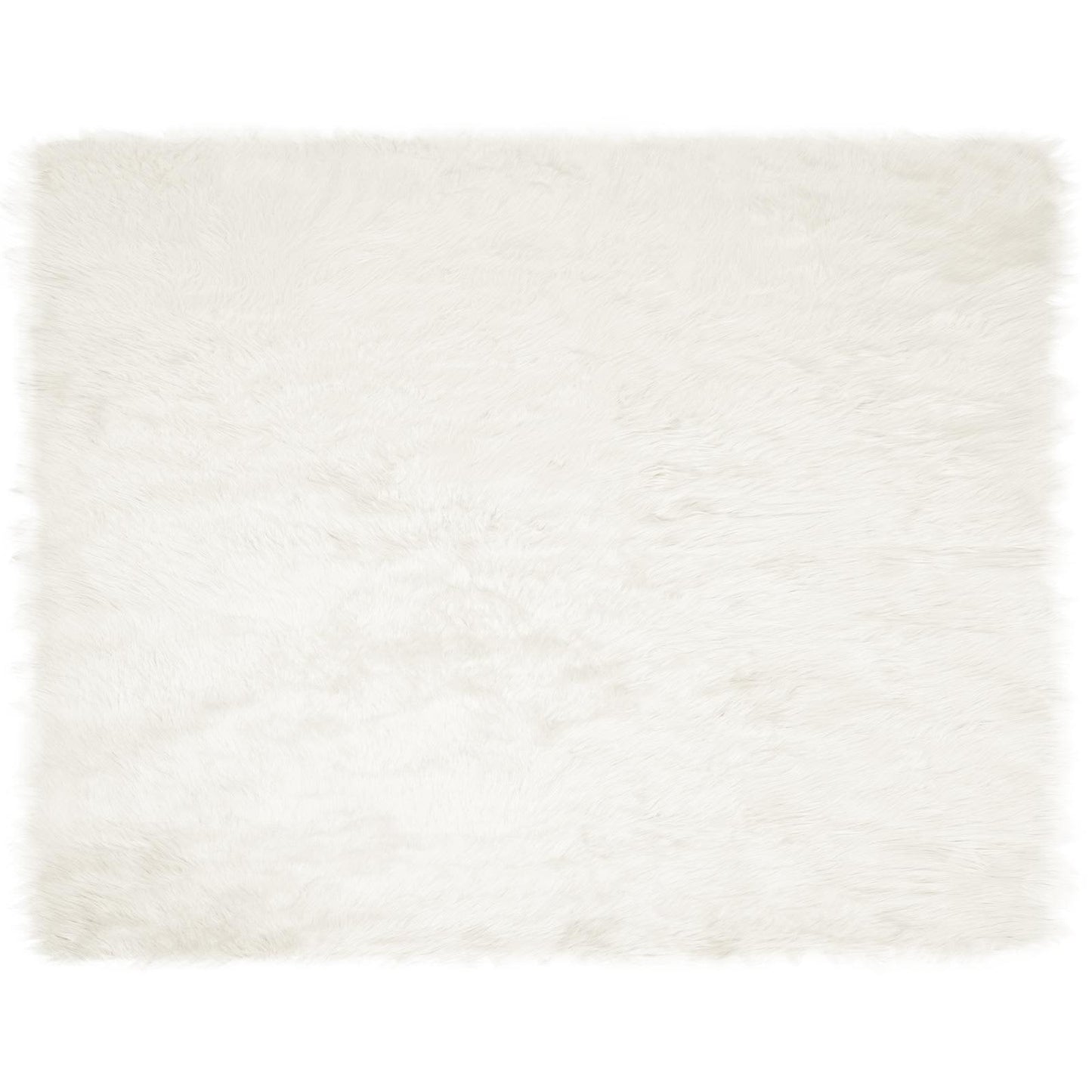 Vidaxx tappeto in finta pelle di pecora tafalla bianco 200 x 280 cm poliestere