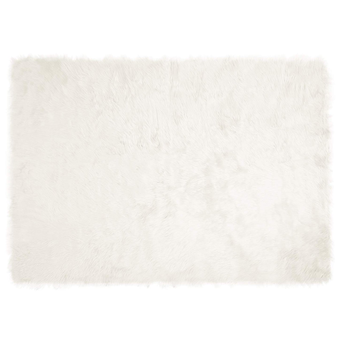 Vidaxx tappeto in finta pelle di pecora tafalla bianco 240 x 340 cm poliestere