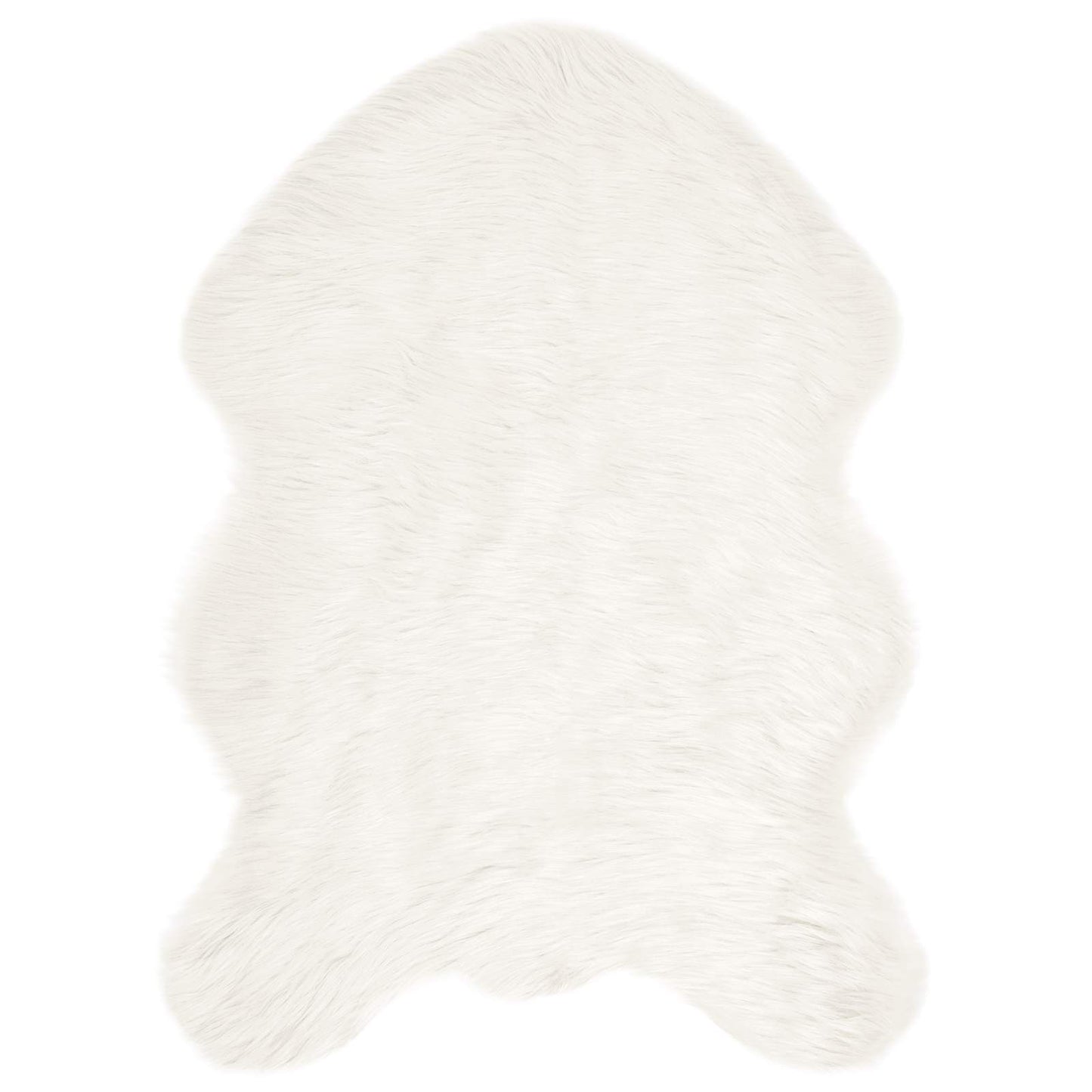 Vidaxx tappeto in finta pelle di pecora tafalla bianco 60 x 90 cm poliestere