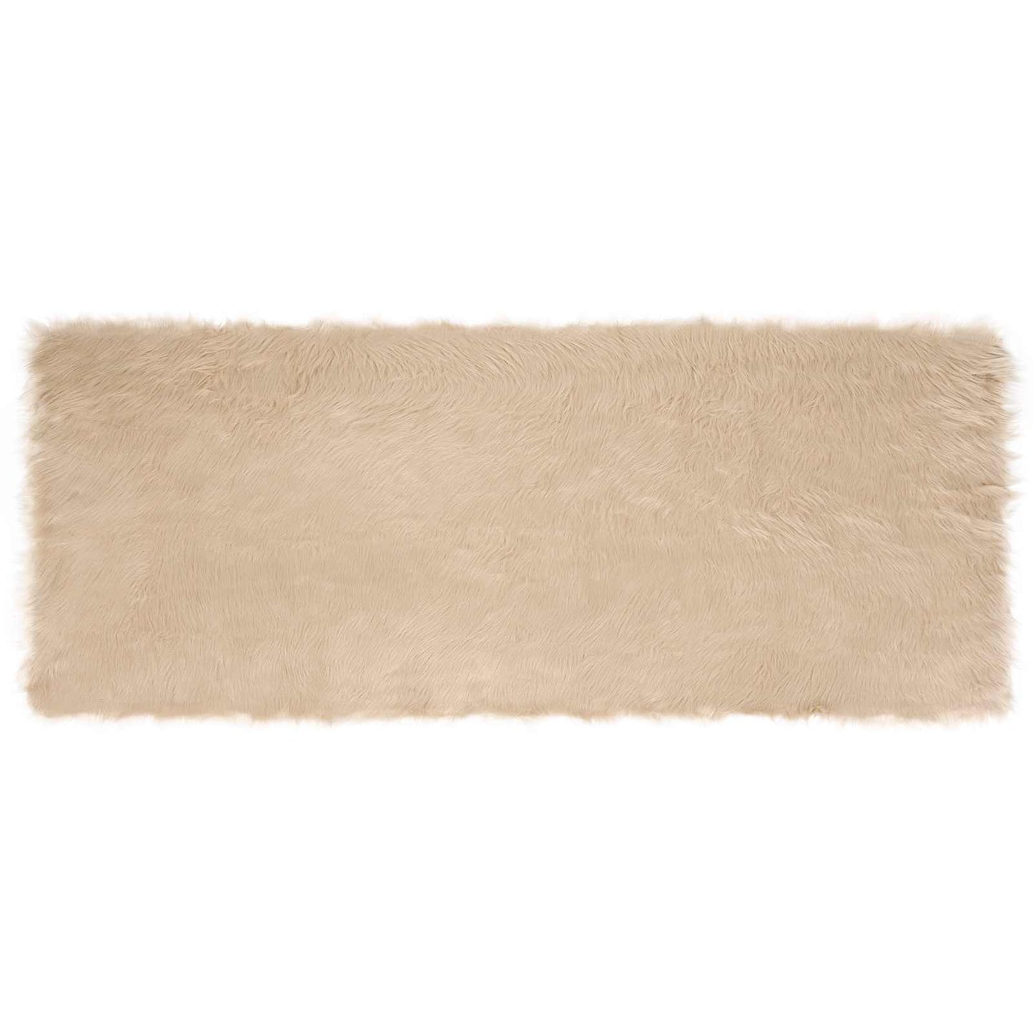 Vidaxx tappeto in finta pelle di pecora tafalla beige 80 x 200 cm poliestere