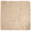 Vidaxl nep schapenvacht tapijt tafalla beige 120 x 120 cm polyester